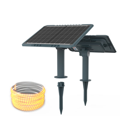 Solar LED Strip Light 50W 5000LM 5Meter Length – Waterproof -Warm White