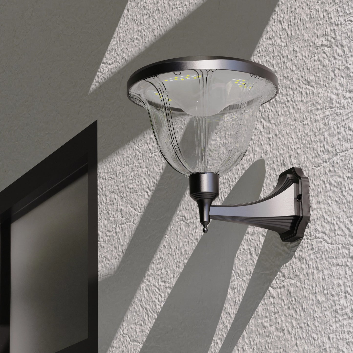 Solar garden light | Ground mounted| 3 Color Selectable | No Wiring No Bill