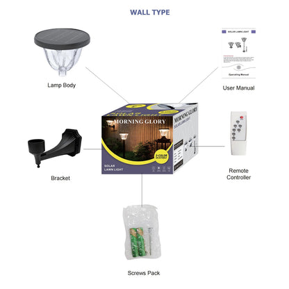 Solar garden light | Ground mounted| 3 Color Selectable | No Wiring No Bill