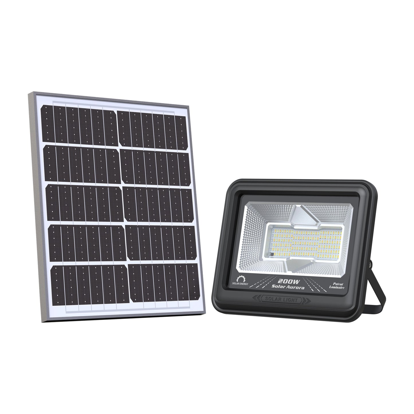 200W Solar Flood Light 3Color Selectable Remoate Control