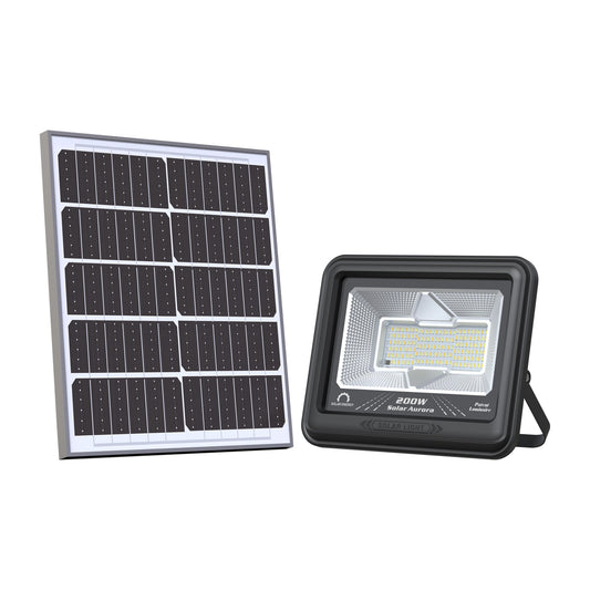 200W Solar Flood Light 3Color Selectable Remoate Control