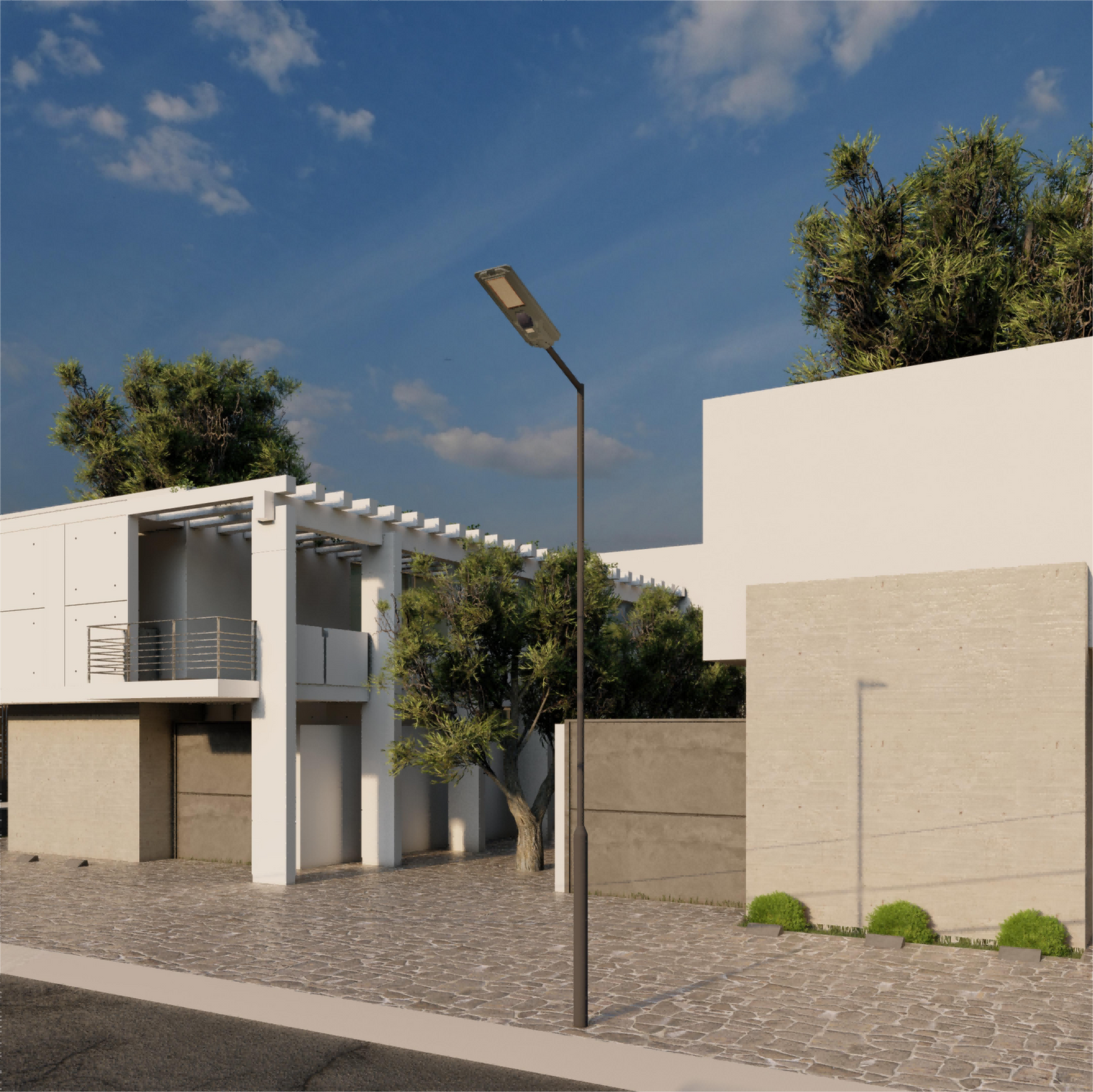 200W All in one Solar Street Light | 20000lm | IP66 Waterproof