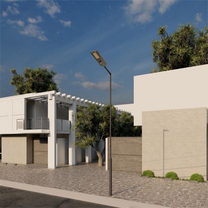 200W All in one Solar Street Light | 20000lm | IP66 Waterproof