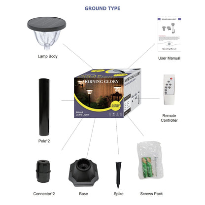 Solar Lawn Light For outdoor garden | Three color selectable