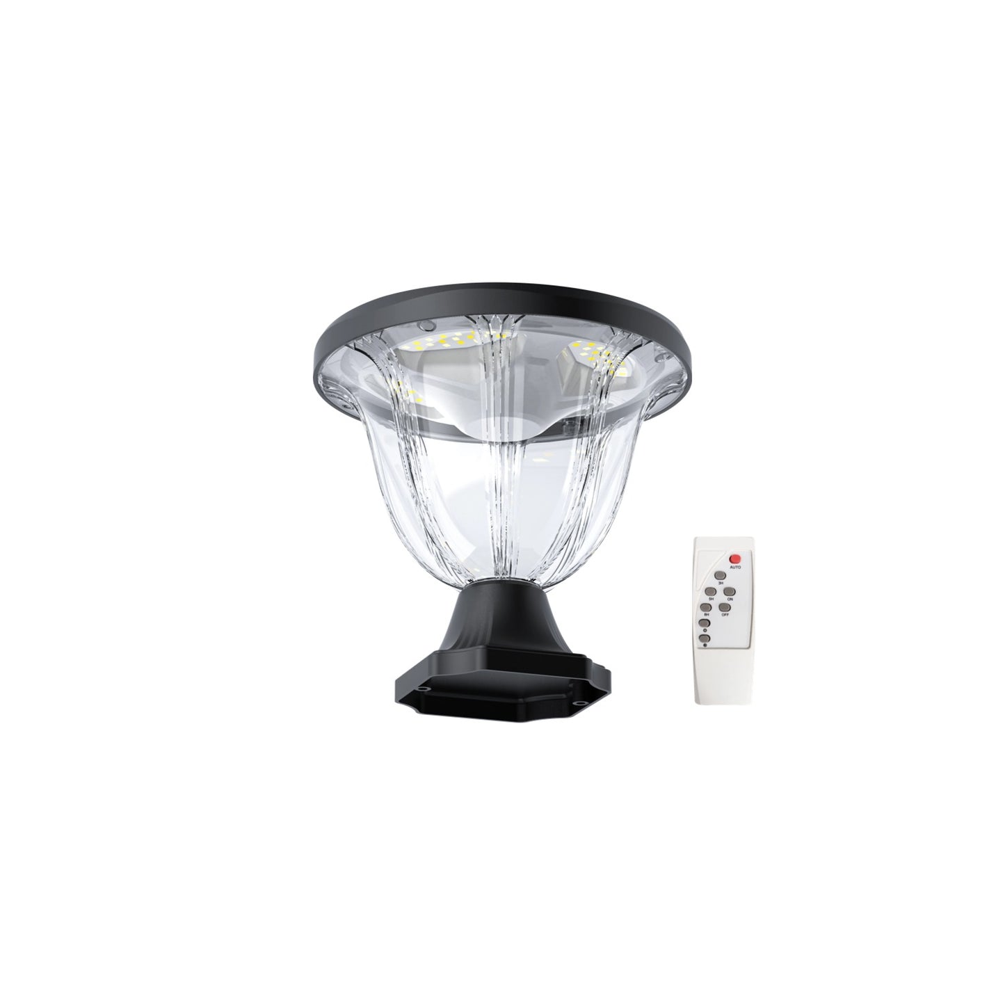 Solar Pillar Light for outdoor | 3 Color Selectable