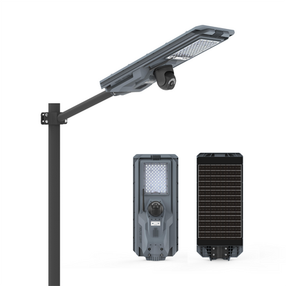 All in one solar street light with CCTV Camera 800W 80000LM IP66